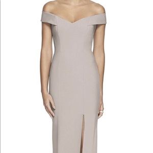 Dessy Off the Shoulder Dress Style 3012 size 6